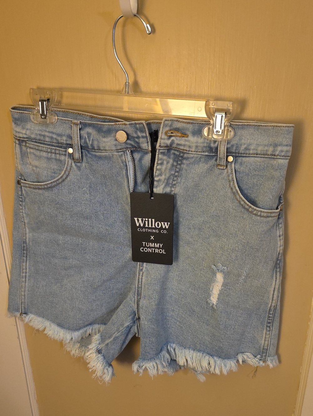 Tummy Control Cut-Off Shorts